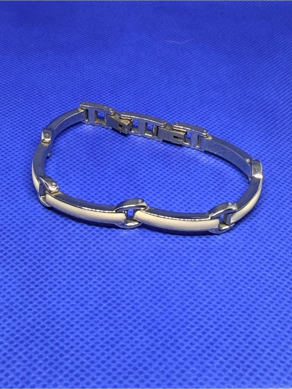 Anne Klein Silver Tone Link Bracelet